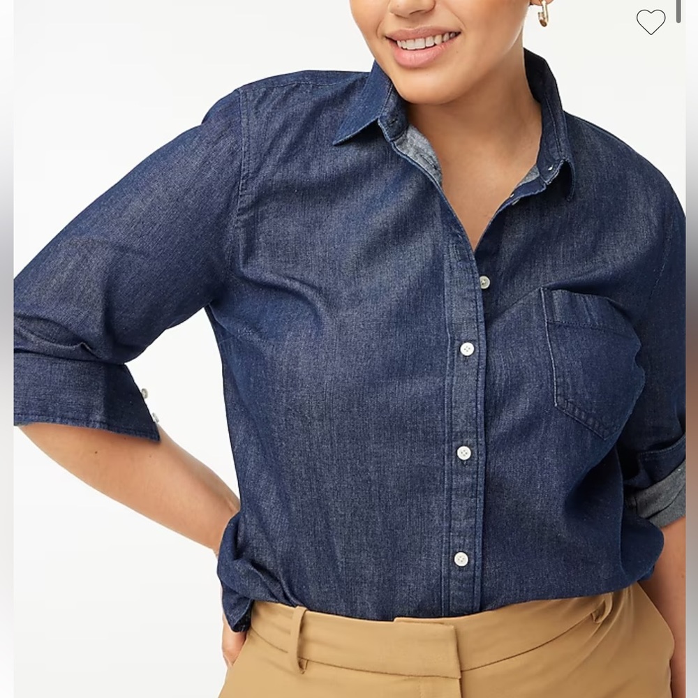 J. Crew Factory Blue Button Down Shirt